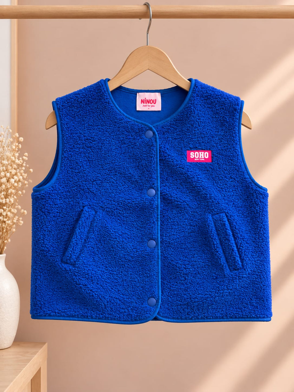 Gilet sans manches effet Sherpa « LIZZIE » – photo 2