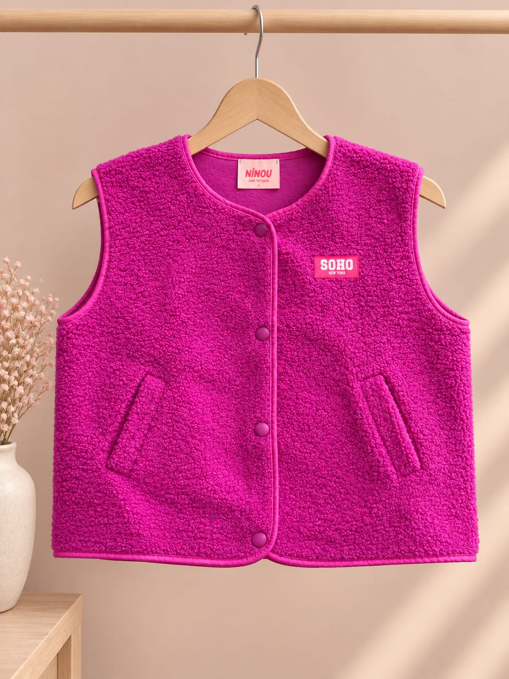 Gilet sans manches effet Sherpa « LIZZIE » – photo 5