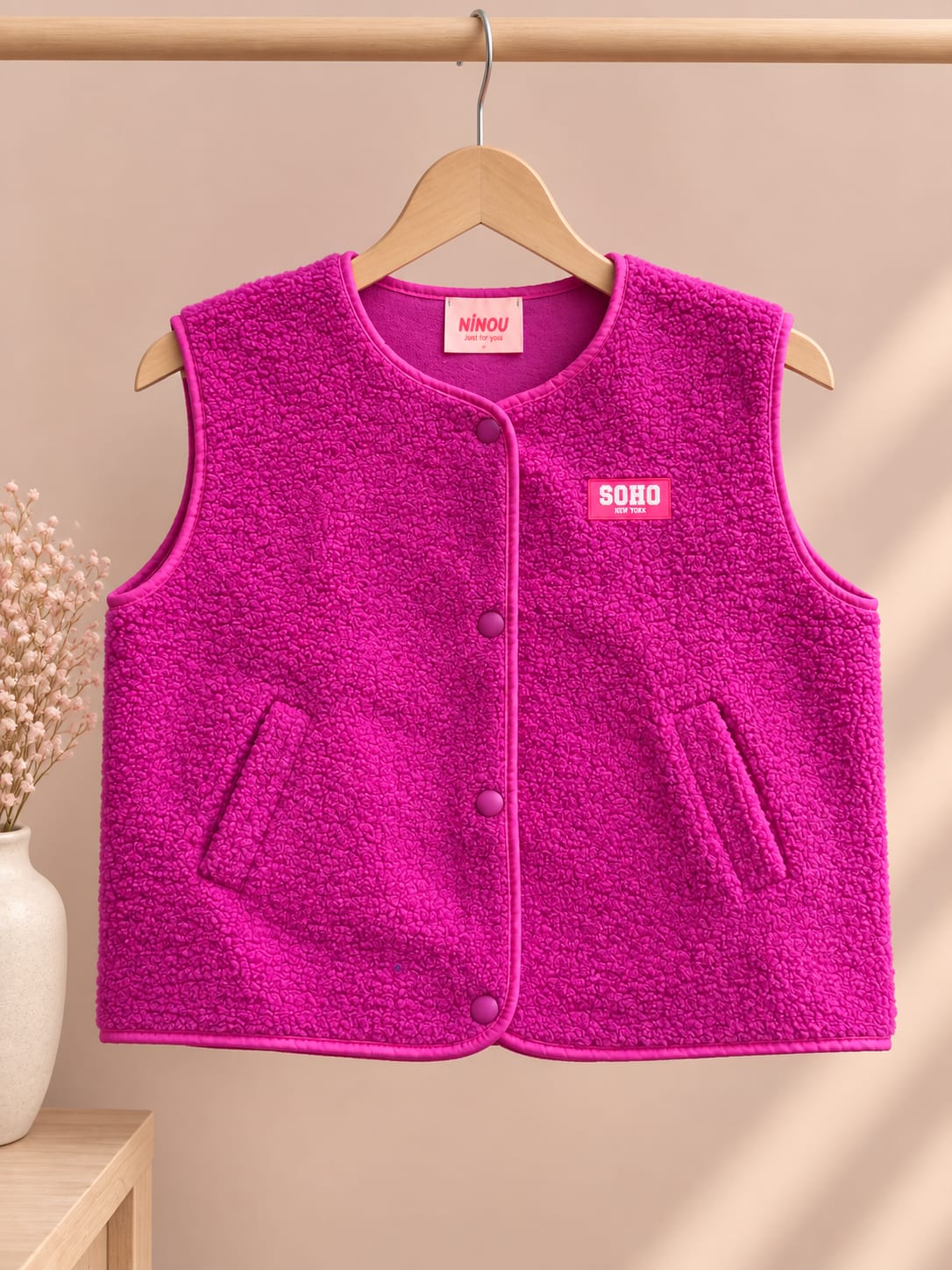 Gilet sans manches effet Sherpa « LIZZIE » – photo 5