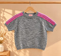 Pull manches courtes avec bandes de couleur « BAYLEN »
