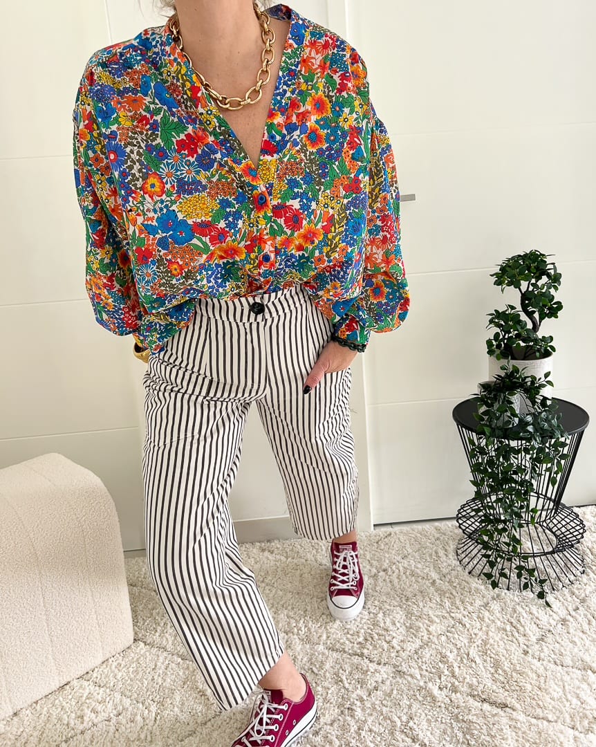 Chemise de la marque « JOHANNA » avec sa coupe fluide « FLEUR » – photo 4