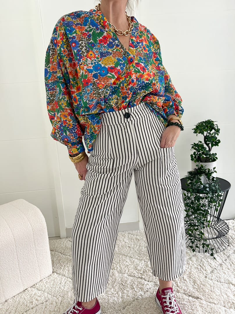 Chemise de la marque « JOHANNA » avec sa coupe fluide « FLEUR » – photo 2