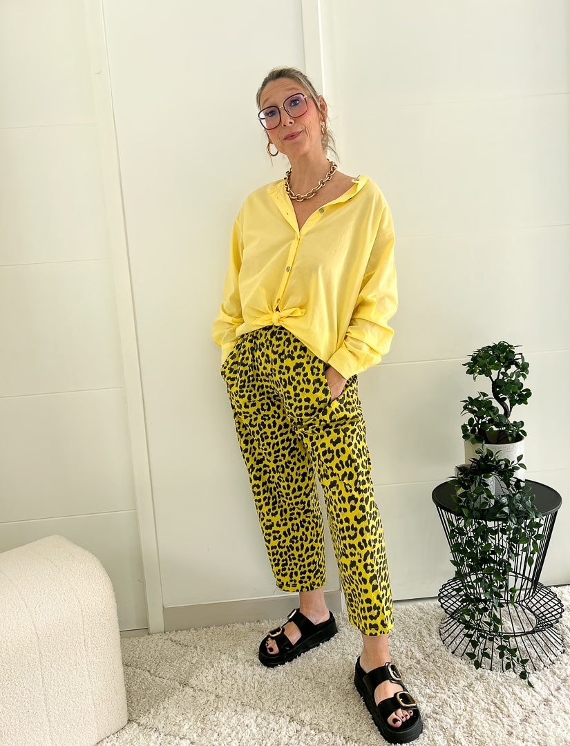 Pantalon marque « JOHANNA »motif Léopard « EZIO » – photo 3