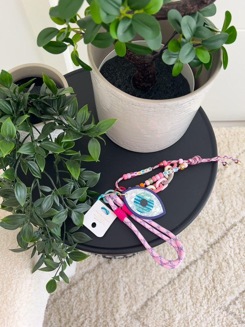 Grigris de sac ou porte clés avec son style bohème et coloré « EYES » – photo 2