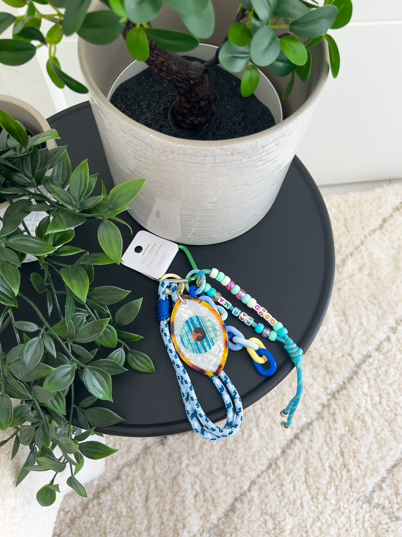 Grigris de sac ou porte clés avec son style bohème et coloré « EYES » – photo 3