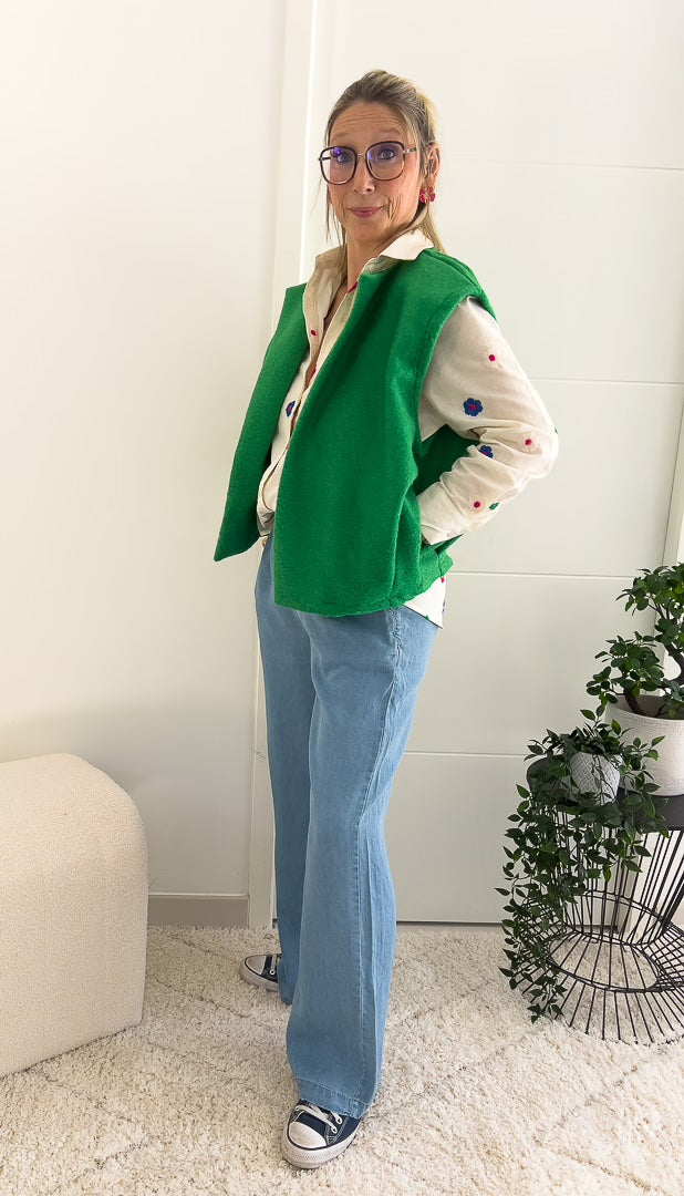 Gilet sans manches de couleur vert vif « VERRA » – photo 5