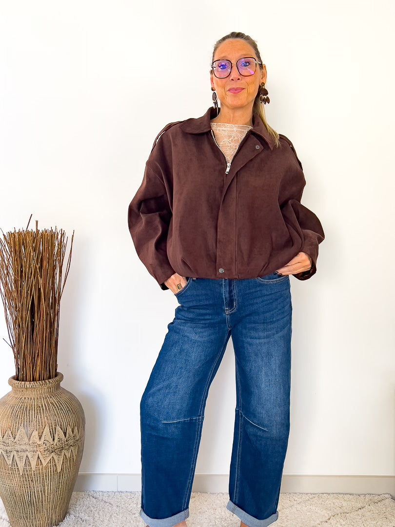 Jean tendance de forme Barel bleu « JOSE »