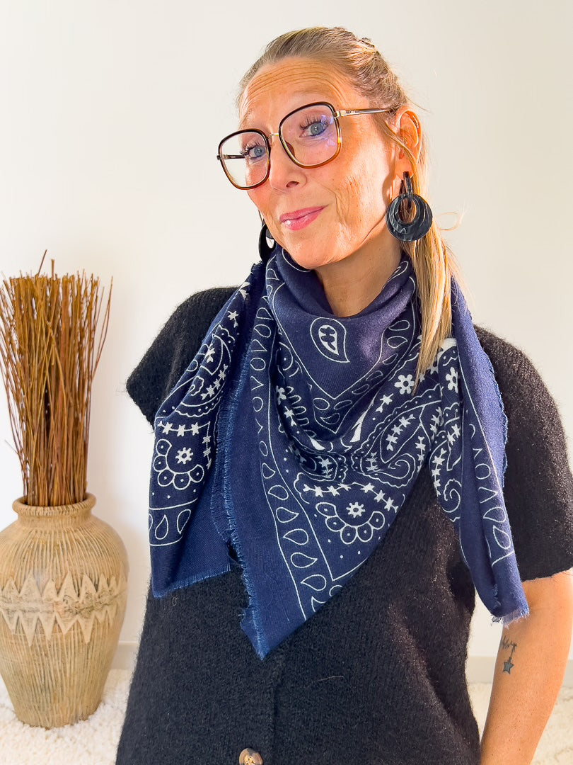 Écharpe à motif Bandana « AXEL » – photo 3