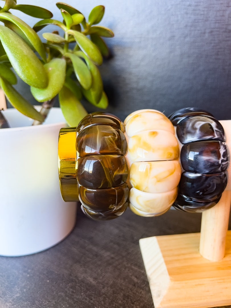Bracelet élégant en résine élastiquée « YLIANA »