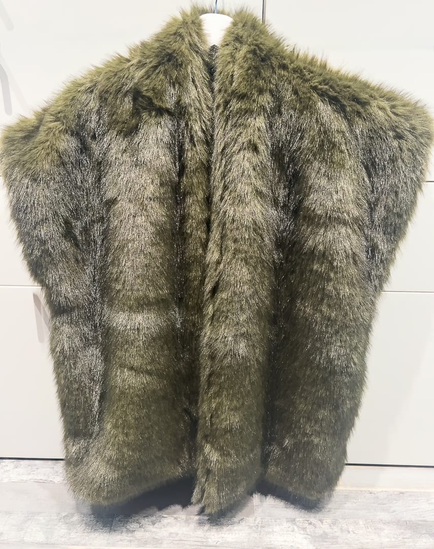 Veste sans manches en fausse fourrure « CAPUCINE » – photo 3