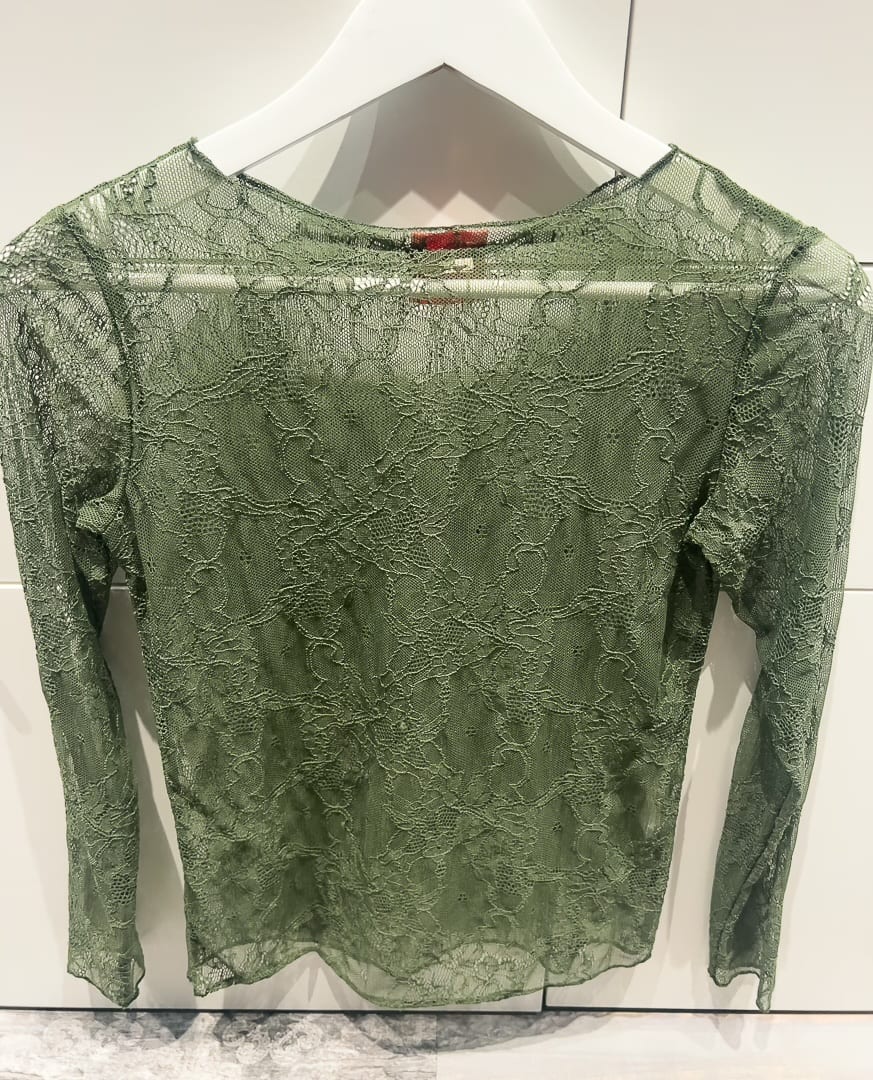 Top en dentelle féminin et transparent « MARIA » – photo 3
