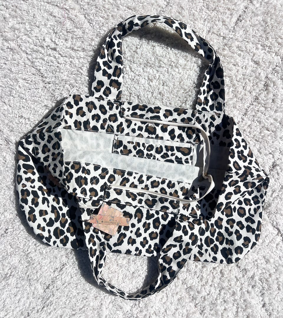 Sac cabas Léopard » MANDOLINE » – photo 2