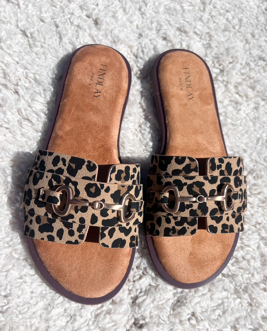 Sandales Léopard avec sa boucle dorée « JULIETA » – photo 2