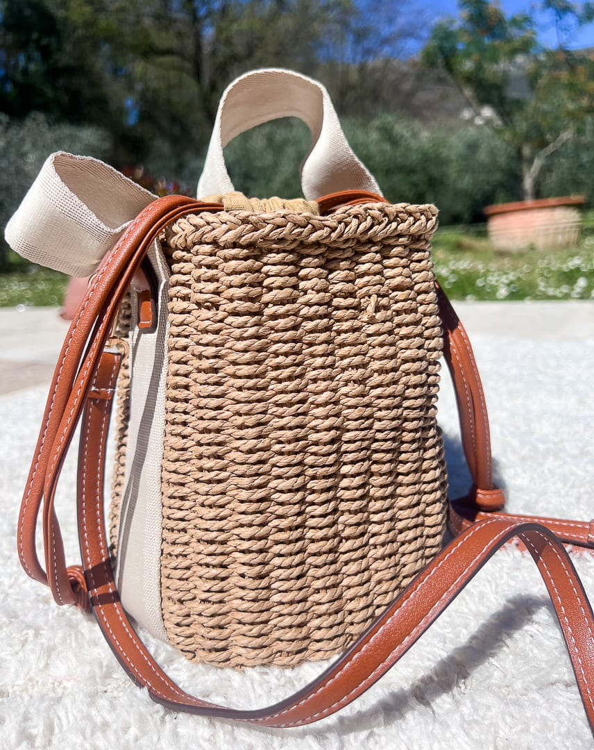 Sac forme seau en paille « KITTY » – photo 9