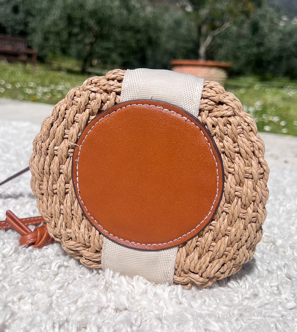 Sac forme seau en paille « KITTY » – photo 7