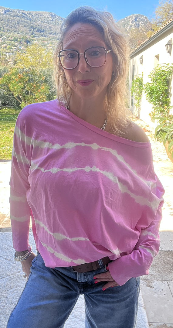 Tee-shirt à manches longues tie & die « ART » – photo 6