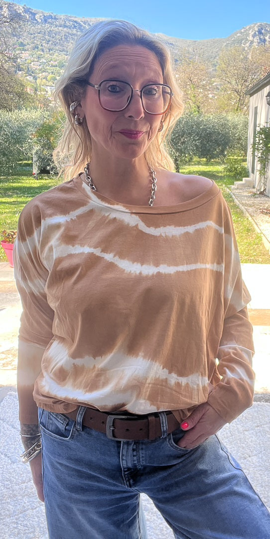 Tee-shirt à manches longues tie & die « ART » – photo 7