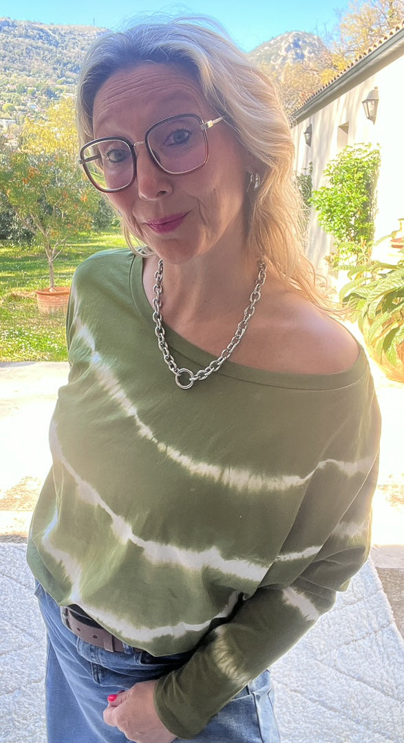 Tee-shirt à manches longues tie & die « ART » – photo 8