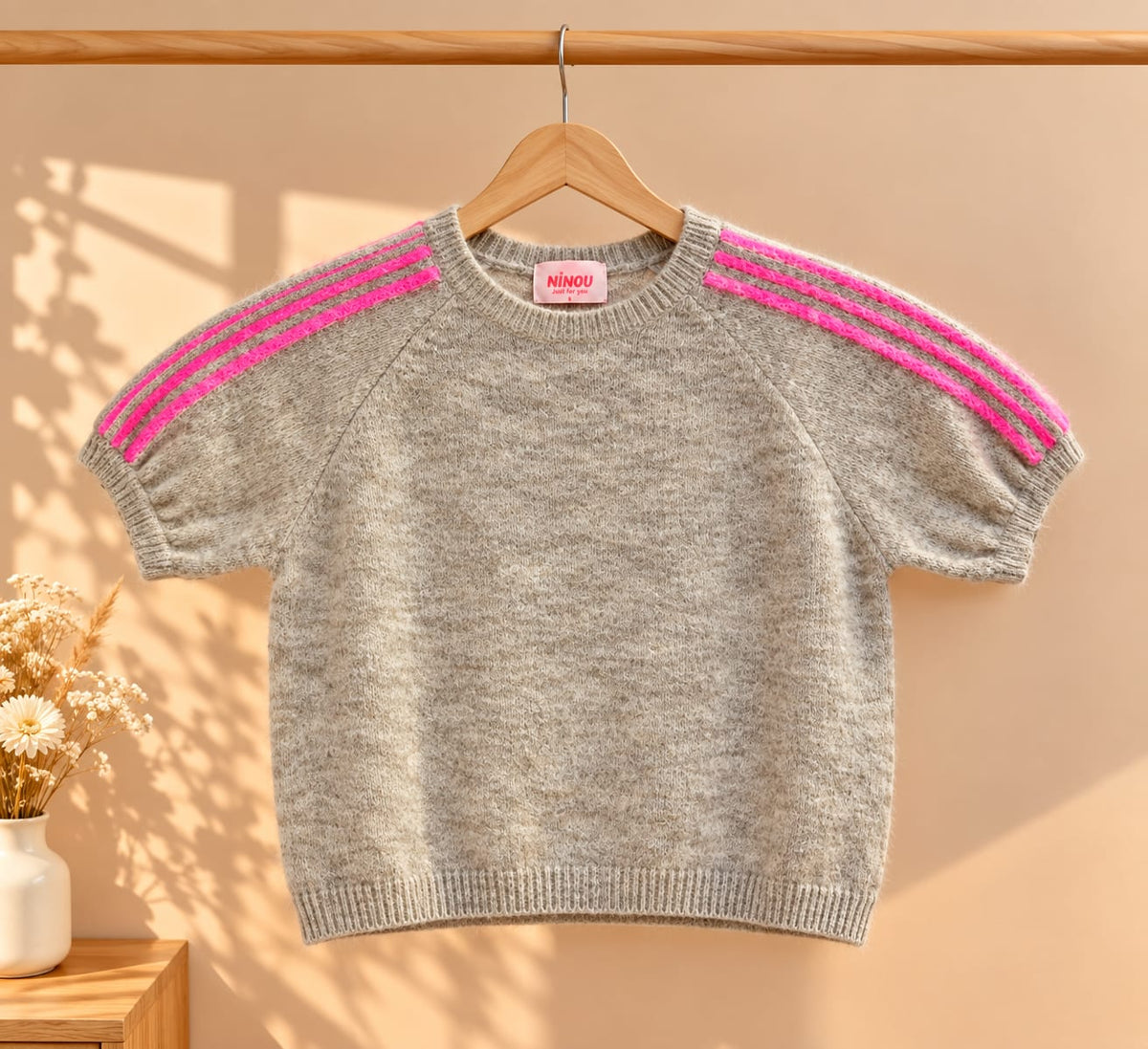 Pull manches courtes avec bandes de couleur « BAYLEN » – photo 3