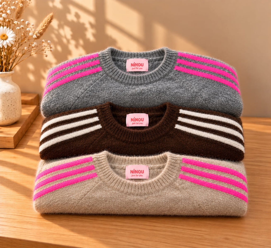 Pull manches courtes avec bandes de couleur « BAYLEN » – photo 2