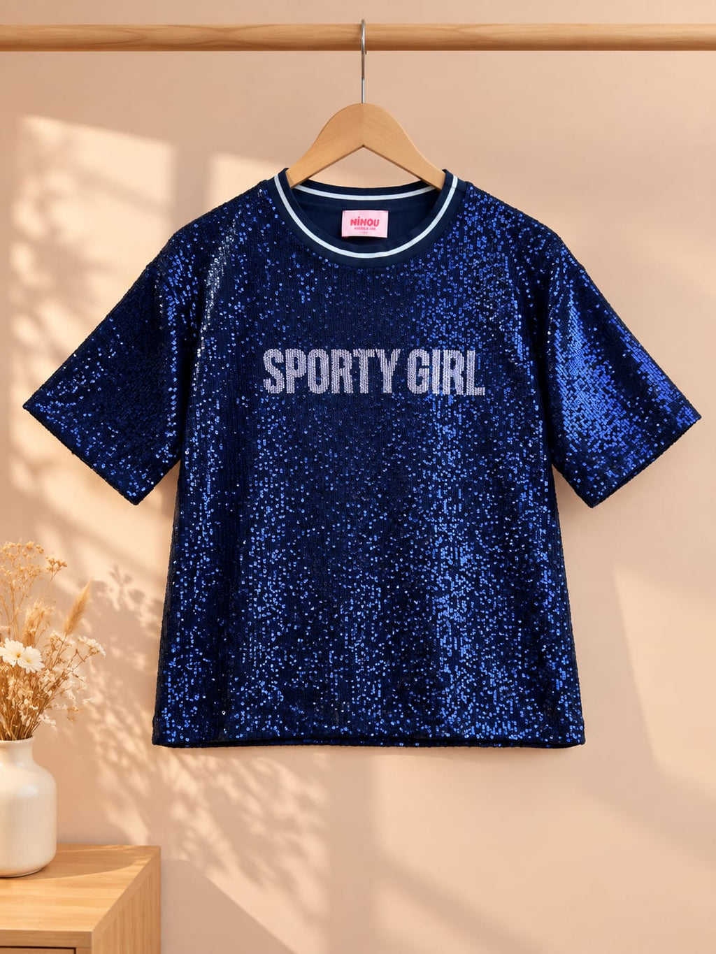 T-shirt à sequins « SPORTY GIRL » – photo 5