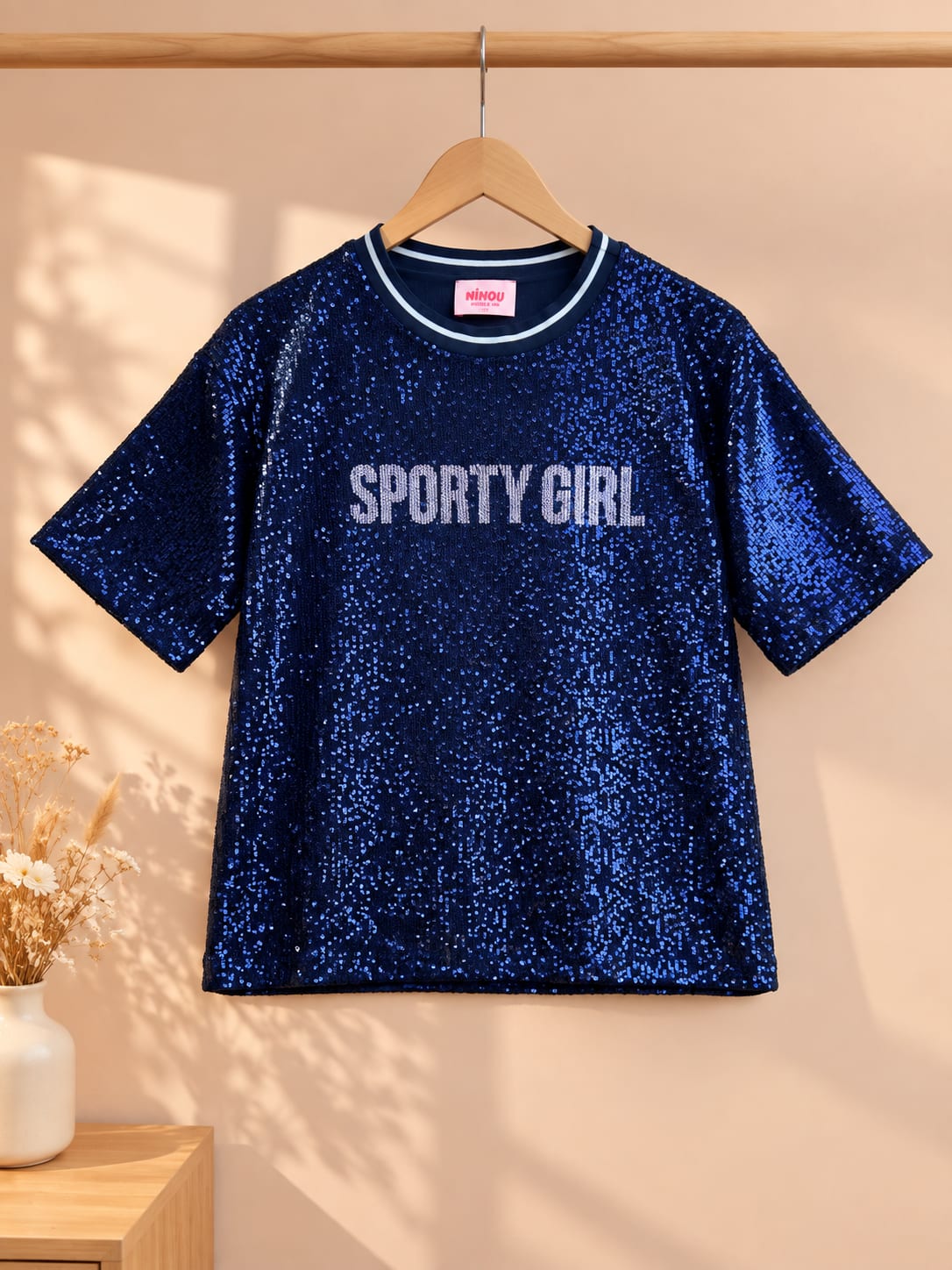 T-shirt à sequins « SPORTY GIRL » – photo 5
