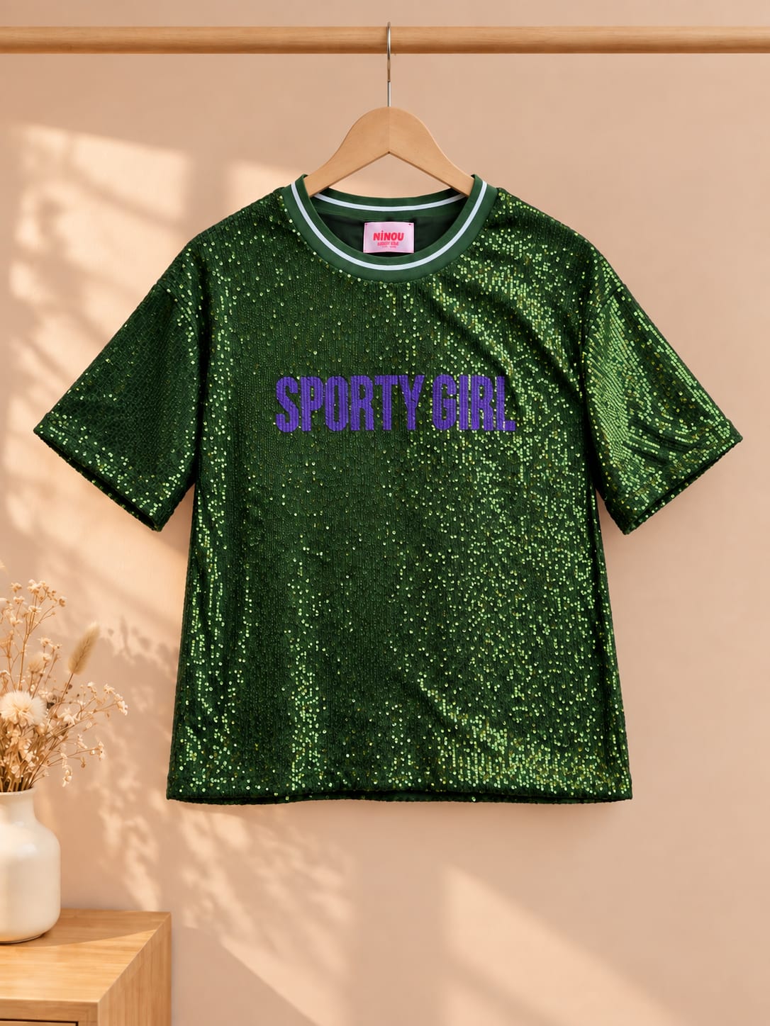 T-shirt à sequins « SPORTY GIRL » – photo 4