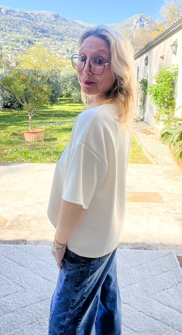 tee-shirt femme avec motif coloré