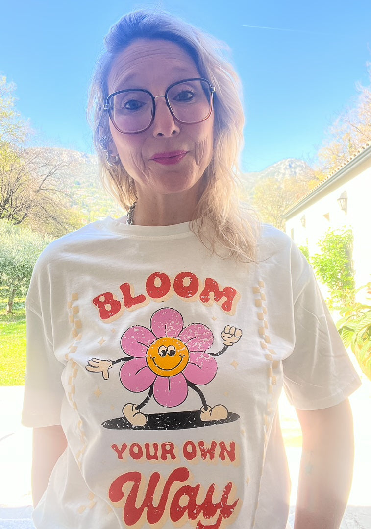 Tee-shirt manches courtes « BLOOM » – photo 3